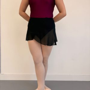 Black Wrap Ballet Skirt (Optional)